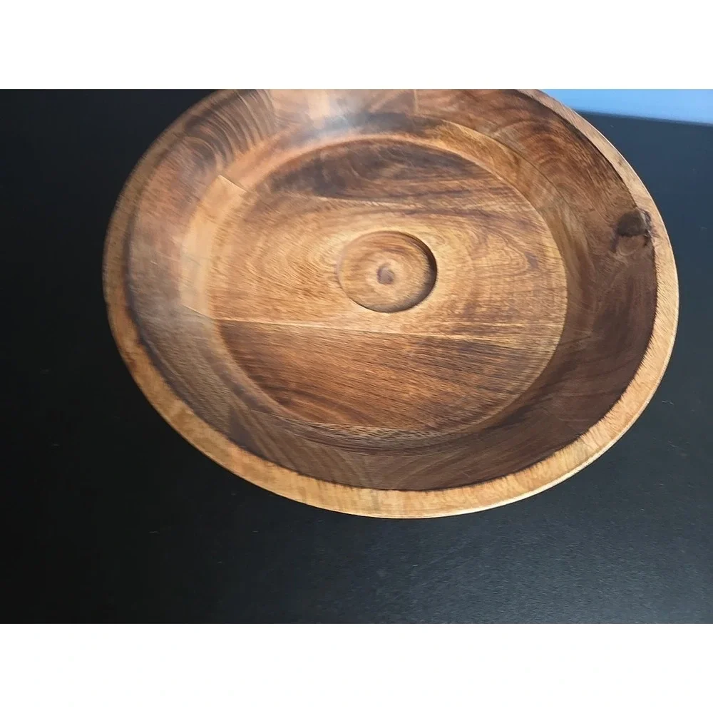 Scott Living Wooden Bowl Chip & Dip (‎ No Dip Bowl)